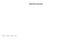 Desktop Screenshot of davidlarsson.net